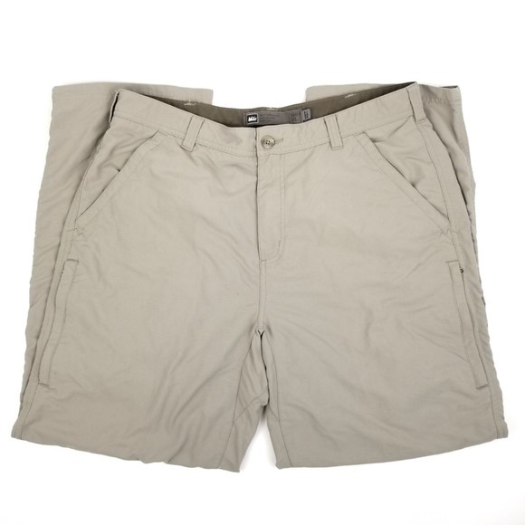 REI Pants Rei Gray Outdoor Upf 5 Guide Cargo Pants Poshmark